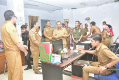  Sekda Rejang Lebong   Sidak Kehadiran ASN