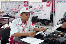 Unjuk Kemampuan Ujian Teori dan Praktik, Teknisi Honda Adu Keahlian di Astra Honda Technical Skill Contes