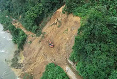 Jalur Manna – Pagar Alam Putus Akibat Longsor