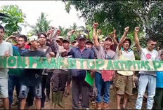 Konflik PT RAA Memanas: Jalan Diportal, Masyarakat Dilarang Melintas