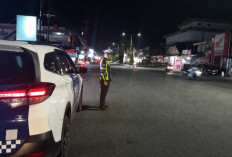 Satlantas Polres Bengkulu Selatan Sapu Balap Liar Lewat Blue Light Patrol
