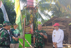 Danrem 041/Gamas Tinjau Lokasi Pembuatan Sumur Bor