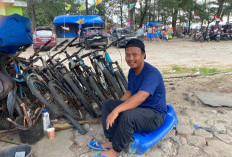 Pengusaha Rental Sepeda di Pantai Panjang, Tetap Pertahankan Kepercayaan Pelanggan