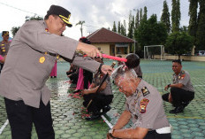  Segini Jumlah Personel Polres Bengkulu Utara Naik Pangkat