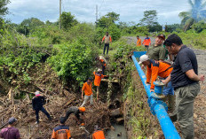 Antisipasi Banjir di Desa Lagan Bungin, Dinas PUPR Bangun Jembatan