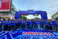 Lepas 8K Merah Putih Beach Run 2025, Gubernur Helmi  Dorong Gaya Hidup Sehat dan Digitalisasi Daerah