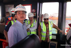 Wapres dan Ketua DPD RI Turun Cek Alur Pelabuhan Pulau Baai, Minta Pelindo Lakukan Ini