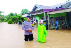 Polresta Bengkulu Bantu Warga Terdampak Banjir, Sebanyak Ini Kelurahan Terdampak Banjir di Kota Bengkulu