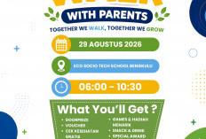 EST School Bengkulu Gelar Fun Walk 2026, Pererat Kebersamaan Siswa, Parents dan Keluarga Besar Yodan Group