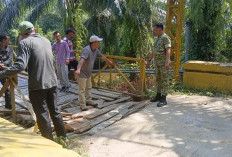 Tingkatkan Konektivitas, Babinsa Kawal Rencana Pembangunan Jembatan Gantung di Sebilo