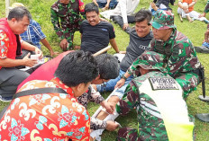 Kodim 0408/BS Gelar Simulasi   Penanggulangan Bencana Alam