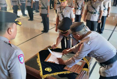 Kapolres: Pejabat Baru Diminta Segera Beradaptasi, Sertijab 7 Perwira Polres Kaur