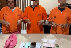 Geger! Pasutri di Kampar Ditangkap, Polisi Sita Senpi Rakitan dan Sabu