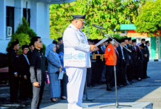 Bupati Rifai Pimpin Upacara Otda,   Tegaskan Komitmen Bangun Daerah