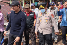 Pasar Sidomukti Kebakaran, Kapolres dan Bupati Bengkulu Utara Turun Langsung ke Lokasi
