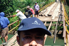  Kerusakan Jembatan Talang Buai   di Mukomuko Akibat Keropos    