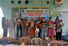 Kades Pasar Tebat Apresiasi Kegiatan   PMT Posyandu “Mutiara Hati”