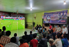 Nobar Kualifikasi Piala Dunia, Timnas Indonesia Vs Australia, Posko Pemenangan DISUKA Dipadati Warga