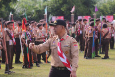 Bentuk Karakter Anak   Melalui Pramuka, Prajurit Kodim Ikut Bakar Semangat 