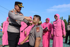 39 Personel Polres BU Naik Pangkat, Kapolres: Pangkat Baru Harus Diiringi Profesionalisme dan Integritas