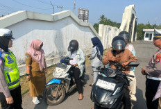  Razia Patuh Pajak, 10 Pengendara  di Benteng Teken Surat Pernyataan