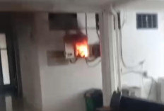 Api Muncul di Rumah Dinas Bupati, Damkar Bengkulu Selatan Bergerak Cepat