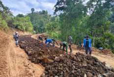  Satgas TMMD Rampungkan   Pembukaan Jalan Baru di Rejang Lebong