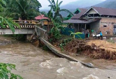 Pelapis Tebing Ambruk, Rumah dan Lahan Pertanian Warga di Lebong Terancam Terjun ke Sungai