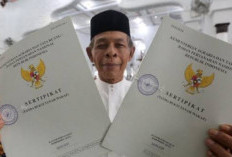 Kurun Waktu  6 Bulan,  Kemenag dan ATR/BPN Terbitkan  5.200 Sertifikat 