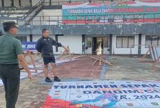 Dandim 0408 Cek Kesiapan Stadion Padang Panjang, Dandim Cup Siap Digelar