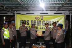  Kapolres  Lebong Pastikan Keamanan Nataru,  Pantau Posko Pengamanan Hingga Kunjungi Gereja