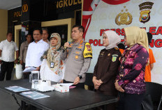 Polresta Bengkulu Musnahkan 25 Gram Sabu, Empat Tersangka Ditangkap