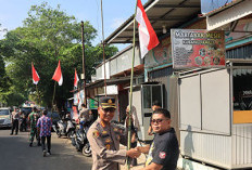 Polresta Bengkulu Bagikan 200 Bendera, Pemprov Gelar Kirab Merah Putih di Lokasi Ini