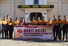 Jelang HUT Bhayangkara ke 79, Polres BU Gelar Bakti Religi 