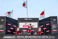 Tembus Top 3 Klasemen, Pebalap Astra Honda Tampil Kencang di IATC Motegi
