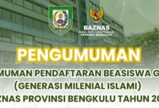 Baznas Bengkulu Buka Pendaftaran Beasiswa  Gerimis, Cek Syaratnya Disini 