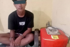 Embat Mesin Thresher Padi, Pemuda Ini Diciduk Polisi