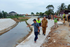 Proyek BPBD Diapresiasi Kejari,  Mencegah Banjir di Pemukiman Masyarakat Pinggir Sungai Rupat