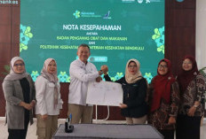 BPOM-Poltekkes Bengkulu Teken MoU Pengawasan Obat dan Makanan, Ini Dia Bentuk Kerjasamanya