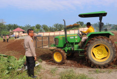 Wujudkan Ketahanan Pangan, Polres BS Siap Sulap Lahan Tidur Jadi Produktif