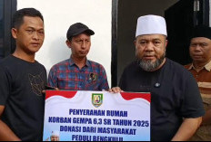 Tepati Janji, Gubernur Serahkan Rumah Korban Gempa