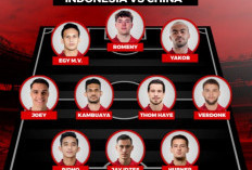 Laga Ke-9 Kualifikasi Piala Dunia, Lawan China, Ini Starting IX Timnas Indonesia
