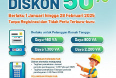 Resmi Berlaku, Diskon Tarif Listrik 50 Persen, Otomatis Didapat Pelanggan