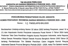 Pendaftaran Calon Anggota KPID Bengkulu Periode 2025–2028 Resmi Dibuka, Berikut Syaratnya