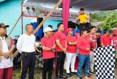  Pemkab Lebong Gelar Jalan Santai dan Bagi Bendera    