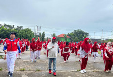 Gubernur & Peserta Antusias Ikuti Senam Jantung Sehat , YJI Nyalakan Semangat Merah Putih di Bengkulu