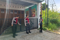 Polisi Patroli Rumah Kosong di Kabupaten Lebong Selama Mudik Lebaran