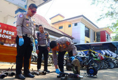  71 Motor di Lebong Diamankan,     17 Knalpot Brong Dimusnahkan, Dalam Operasi Ini