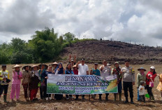Desa Sukau Datang Tanam Jagung, Ikut Partisipasi Lomba SADESAHE