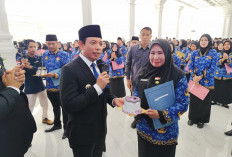 Resmi Dilantik, PPPK Bergaji Rp 4 Juta, Ini Imbauan Wali Kota Bengkulu  